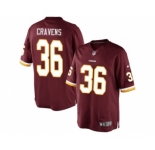 Men's Nike Washington Redskins #36 Sua Cravens Limited Burgundy Red Team Color NFL Jersey