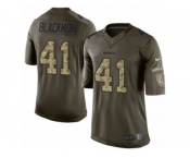 Men's Nike Washington Redskins #41 Will Blackmon Limited Green Salute to Service NFL Jersey