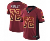 Men's Nike Washington Redskins #72 Dexter Manley Limited Red Rush Drift Fashion NFL Jersey