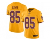 Men's Nike Washington Redskins #85 Vernon Davis Limited Gold Rush NFL Jersey