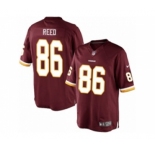 Men's Nike Washington Redskins #86 Jordan Reed Limited Burgundy Red Team Color NFL Jersey