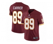Men's Nike Washington Redskins #89 Derek Carrier Vapor Untouchable Limited Burgundy Red Team Color NFL Jersey