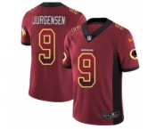Men's Nike Washington Redskins #9 Sonny Jurgensen Limited Red Rush Drift Fashion NFL Jersey