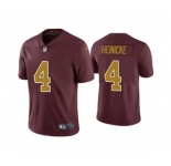 Men's Washington Football Team #4 Taylor Heinicke Red Vapor Untouchable Limited Stitched Jersey