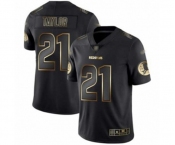 Men's Washington Redskins #21 Sean Taylor Black Gold Vapor Untouchable Limited Player Football Jersey