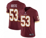 Men's Washington Redskins #53 Jon Bostic Burgundy Red Team Color Vapor Untouchable Limited Player Football Jersey