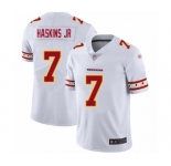 Men's Washington Redskins #7 Dwayne Haskins White Team Logo Fashion Limited Player Football Jersey