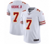 Men's Washington Redskins #7 Dwayne Haskins White Team Logo Fashion Limited Player Football Jersey