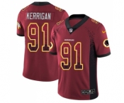 Men's Washington Redskins #91 Ryan Kerrigan Limited Red Rush Drift Fashion Football Jersey