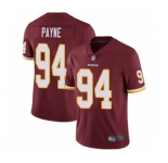 Men's Washington Redskins #94 Da'Ron Payne Burgundy Red Team Color Vapor Untouchable Limited Player Football Jersey
