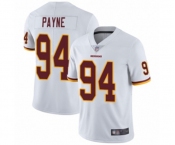 Men's Washington Redskins #94 Da'Ron Payne White Vapor Untouchable Limited Player Football Jersey