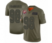 Men's Washington Redskins #98 Matt Ioannidis Limited Camo 2019 Salute to Service Football Jersey