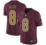 Nike Redskins #8 Kyle Allen Burgundy Red Alternate Men's Stitched NFL Vapor Untouchable Limited Jersey