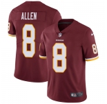 Nike Redskins #8 Kyle Allen Burgundy Red Team Color Men's Stitched NFL Vapor Untouchable Limited Jersey