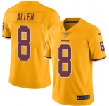 Nike Redskins #8 Kyle Allen Gold Men's Stitched NFL Limited Rush Jersey