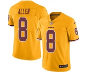 Nike Redskins #8 Kyle Allen Gold Men's Stitched NFL Limited Rush Jersey