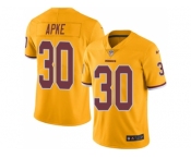 Nike Washington Redskins #30 Troy Apke Gold Men Stitched NFL Limited Rush Jersey