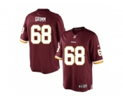Nike Washington Redskins #68 Russ Grimm Burgundy Red Limited Jersey