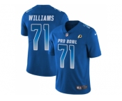 Nike Washington Redskins #71 Trent Williams Royal Men Stitched NFL Limited NFC 2018 Pro Bowl Jersey