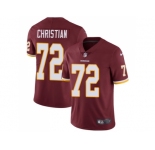 Nike Washington Redskins #72 Geron Christian Burgundy Red Team Color Men Stitched NFL Vapor Untouchable Limited Jersey