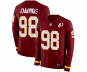 Nike Washington Redskins #98 Matt Ioannidis Limited Burgundy Therma Long Sleeve NFL Jersey