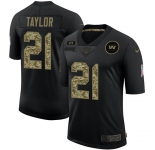 Washington Redskins #21 Sean Taylor Men's Nike 2020 Salute To Service Camo Limited NFL Jersey Black