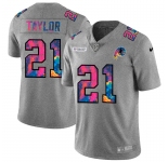 Washington Redskins #21 Sean Taylor Men's Nike Multi-Color 2020 NFL Crucial Catch NFL Jersey Greyheather