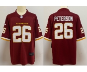 Washington Redskins #26 Adrian Peterson Red 2020 NFL New Limited Jersey