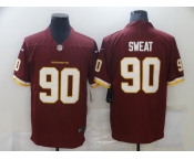 Washington Redskins #90 Montez Sweat Red 2020 NFL Draft Vapor Limited Jersey