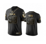 Washington Redskins  Black #99 Chase Young Golden Edition Vapor Limited Jersey