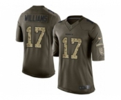 nike nfl jerseys washington redskins #17 d.williams army green[nike Limited Salute To Service]