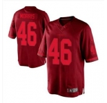 nike nfl jerseys washington redskins #46 alfred morris burgundy red[drenched limited]