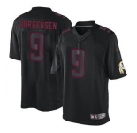nike nfl jerseys washington redskins #9 jurgensen black[nike impact limited]
