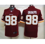 nike nfl jerseys washington redskins #98 brian orakpo red[nike limited]