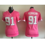 2015 Women Nike Washington Redskins #91 Ryan Kerrigan pink jerseys