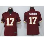 Women New Nike New Washington Red Skins #17 Mclaurin  Red 2020 Vapor Untouchable jerseys