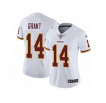Women Nike Washington Redskins #14 Ryan Grant White Vapor Untouchable Limited Player NFL Jersey
