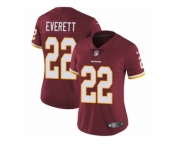 Women Nike Washington Redskins #22 Deshazor Everett Burgundy Red Team Color Vapor Untouchable Limited Player NFL Jersey