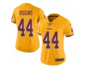 Women Nike Washington Redskins #44 John Riggins Limited Gold Rush Vapor Untouchable NFL Jersey