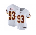 Women Nike Washington Redskins #93 Jonathan Allen White Stitched NFL Vapor Untouchable Limited Jersey