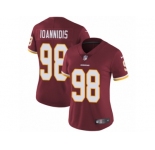 Women Nike Washington Redskins #98 Matthew Ioannidis Burgundy Red Team Color Vapor Untouchable Limited Player NFL Jersey