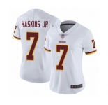 Women Washington Redskins #7 Dwayne Haskins White Vapor Untouchable Limited Player Football Jersey