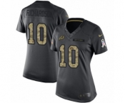 Women's Nike Washington Redskins #10 Paul Richardson Limited Black 2016 Salute to Service NFL Jersey