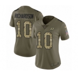 Women's Nike Washington Redskins #10 Paul Richardson Limited Olive Camo 2017 Salute to Service NFL Jersey