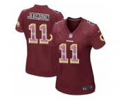 Women's Nike Washington Redskins #11 DeSean Jackson Limited Burgundy Red Strobe NFL Jersey