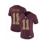 Women's Nike Washington Redskins #11 Terrelle Pryor Vapor Untouchable Limited Burgundy Red Gold Number Alternate 80TH Anniversary NFL Jersey