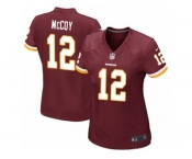 Women's Nike Washington Redskins #12 Colt McCoy Game Burgundy Red Team Color NFL Jersey