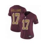 Women's Nike Washington Redskins #17 Doug Williams Vapor Untouchable Limited Burgundy Red Gold Number Alternate 80TH Anniversary NFL Jersey