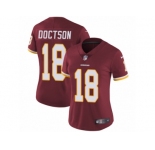 Women's Nike Washington Redskins #18 Josh Doctson Vapor Untouchable Limited Burgundy Red Team Color NFL Jersey