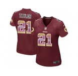 Women's Nike Washington Redskins #21 Sean Taylor Limited Burgundy Red Strobe NFL Jersey